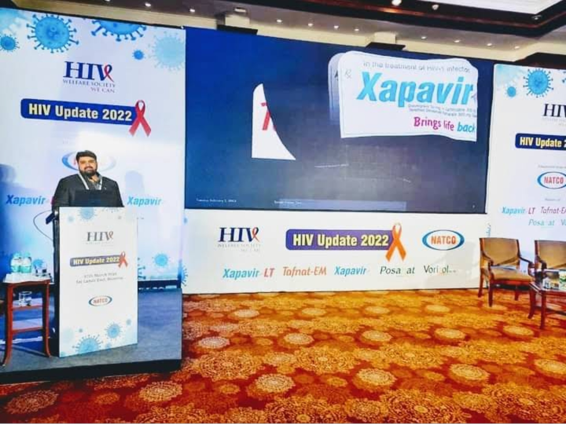 Dr. Ankit Singh speaking at HIV Update 2022 Conference, Mumbai